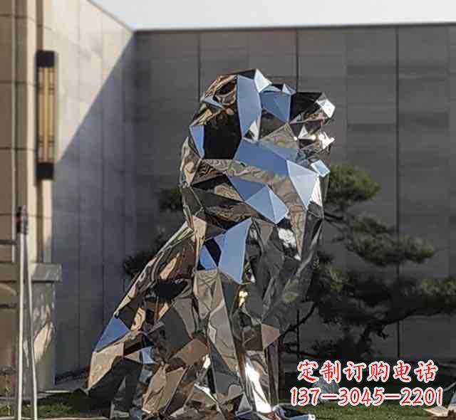 周口不锈钢狮子雕塑2