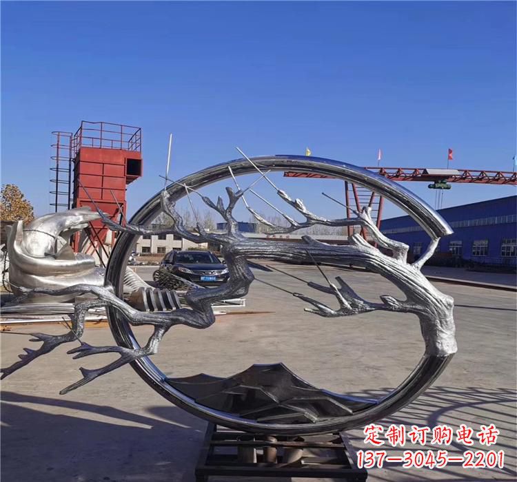 周口不锈钢树枝雕塑艺术与自然的完美结合