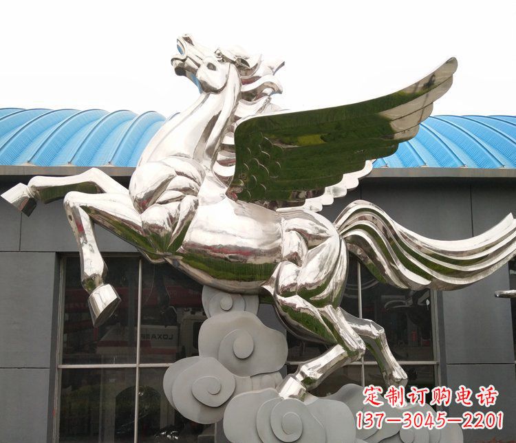 周口不锈钢踏云飞马——给城市带来动感与灵气