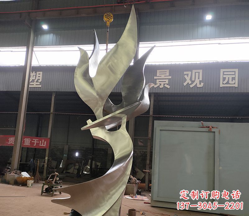 周口不锈钢天鹅雕塑传承自然之美