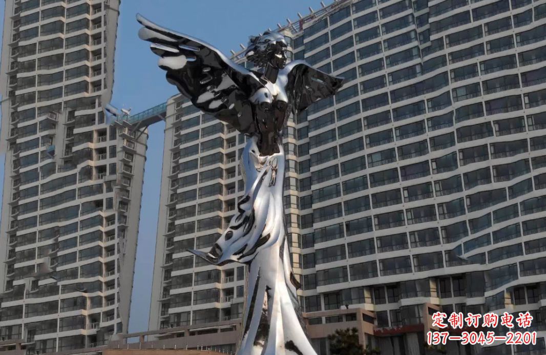 周口不锈钢天使灿烂的城市景观