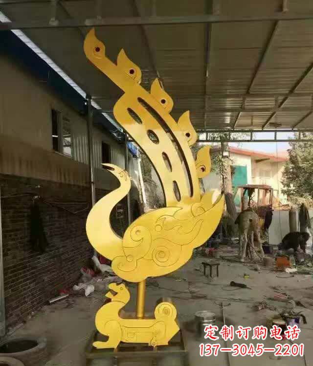 周口不锈钢铁艺凤凰雕塑