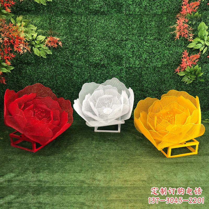 周口不锈钢玫瑰雕塑精致的艺术品