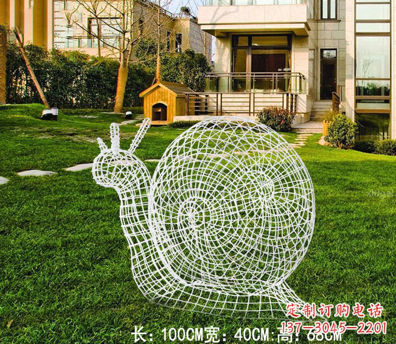 周口不锈钢蜗牛雕塑进化的象征