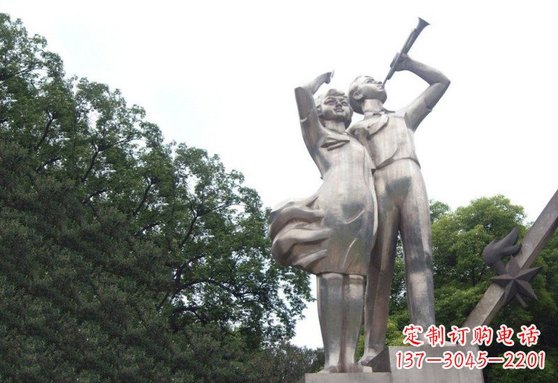 周口不锈钢小学生雕塑缔造美丽校园新风貌