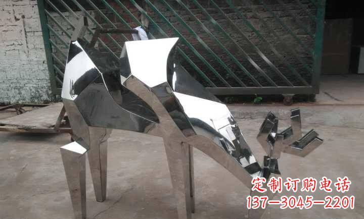 周口不锈钢小羊雕塑艺术的精髓