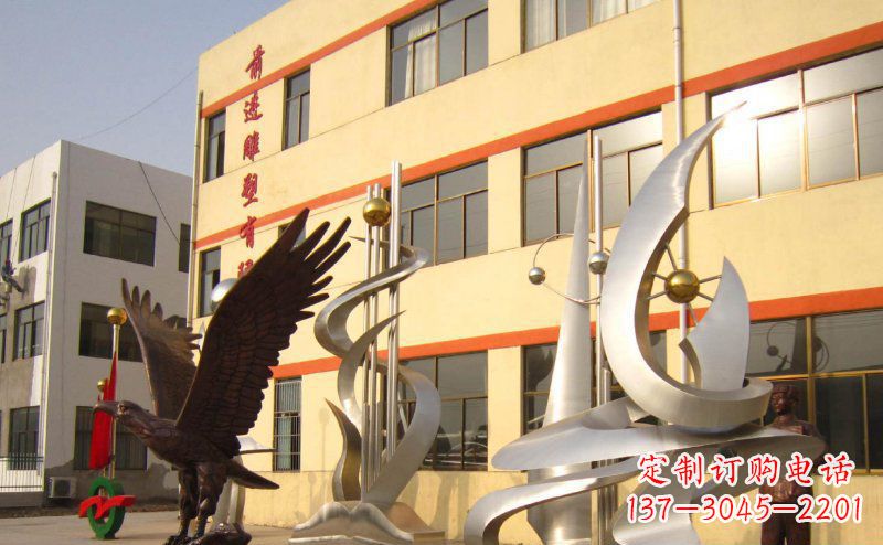 周口不锈钢雄鹰雕塑