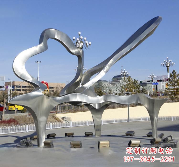 周口不锈钢艺术钢琴雕塑展现精致之美