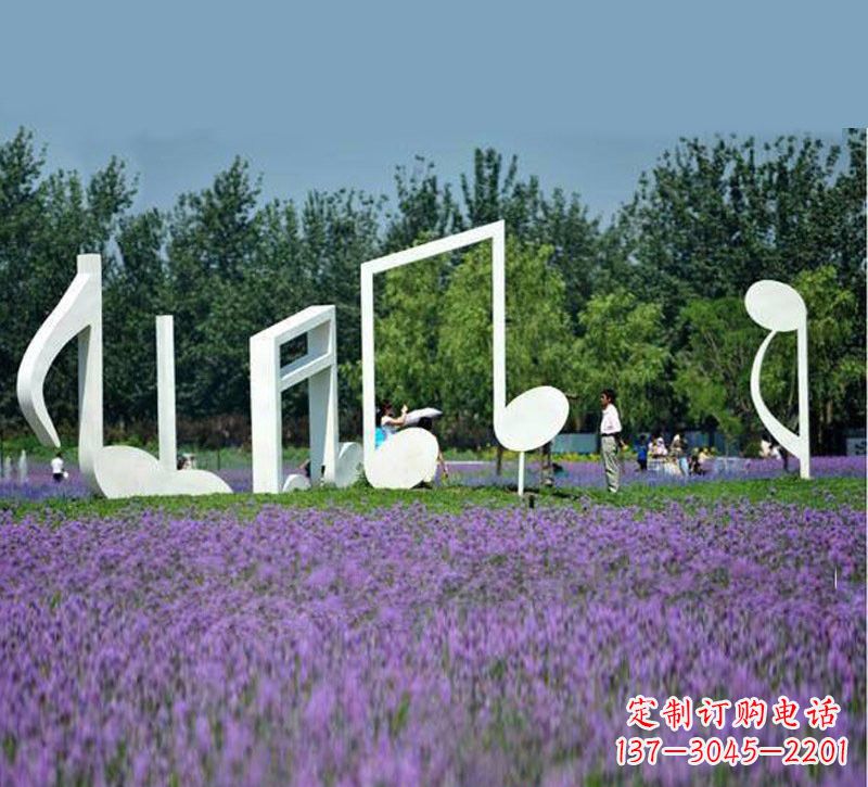 周口不锈钢音符雕塑音乐与艺术的完美结合