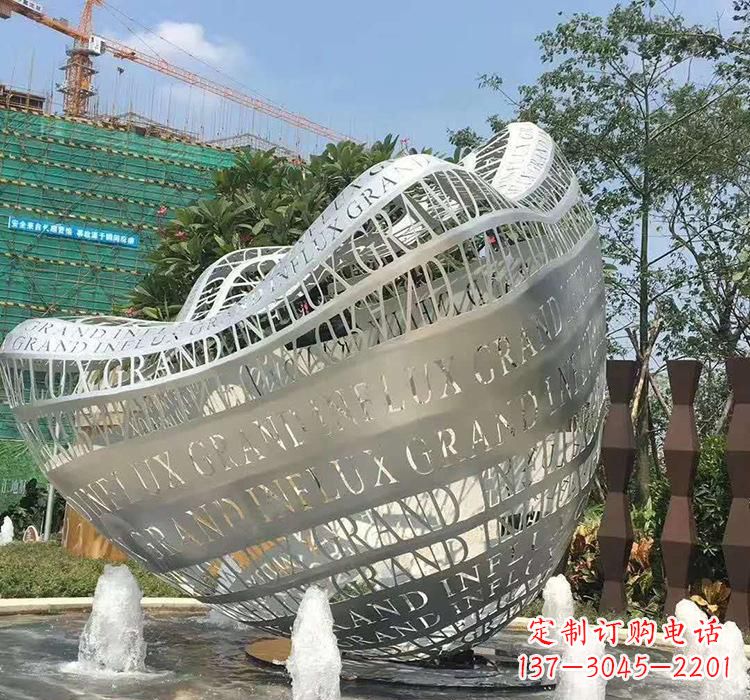 周口不锈钢元宝雕塑精致华贵的象征