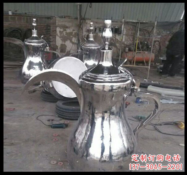 周口不锈钢酒壶雕塑传承古典艺术