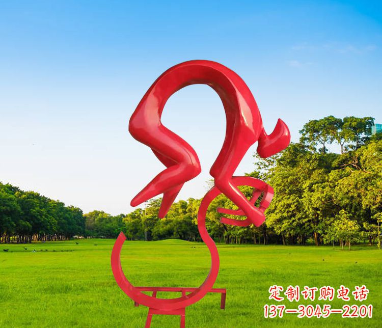 周口不锈钢自行车雕塑精致美观的园林装置