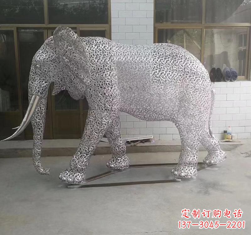 周口不锈钢大象雕塑它的魅力无限