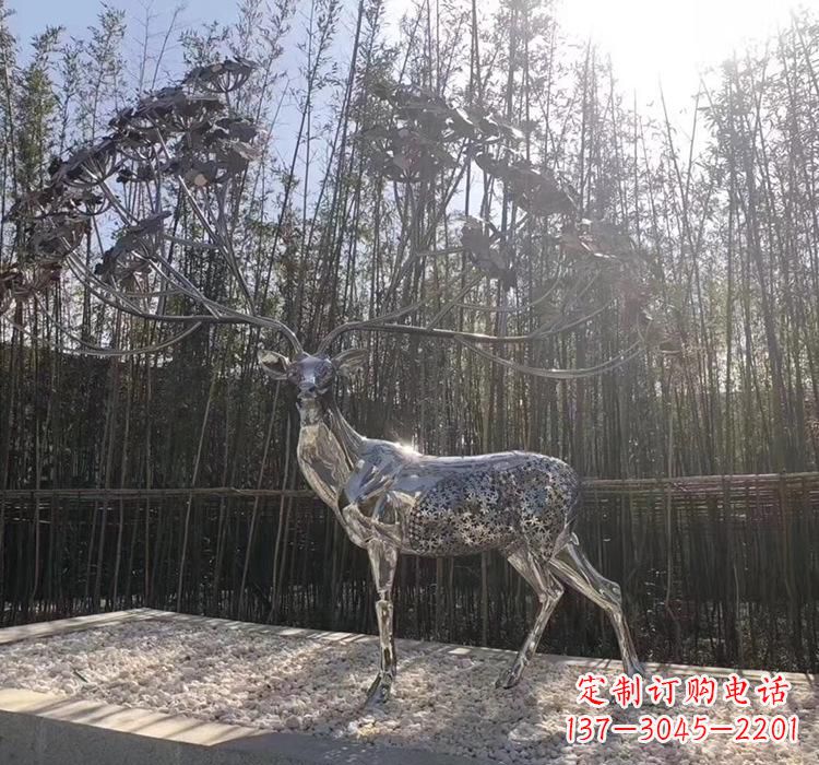 周口不锈钢动物雕塑精美的艺术作品