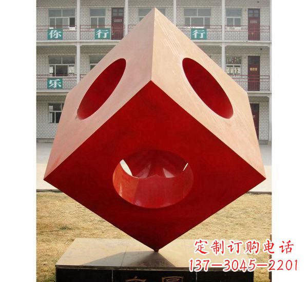 周口不锈钢魔方雕塑展现精致与艺术