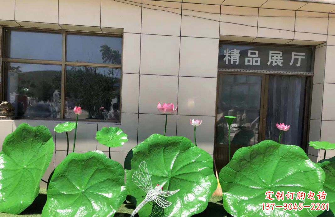 周口不锈钢荷叶雕塑艺术性与美感的完美结合