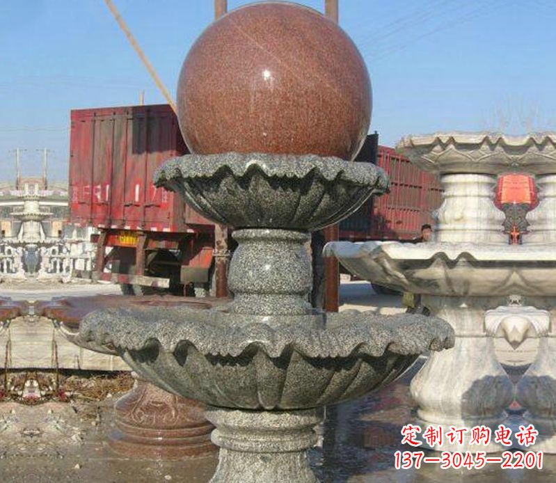 周口风水球雕塑家庭财富的灵魂寄托