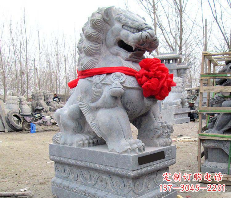 周口雄壮狮子石雕——欢迎来到宁波