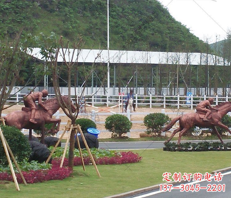 周口雕塑艺术以马为主题的铜雕摆件