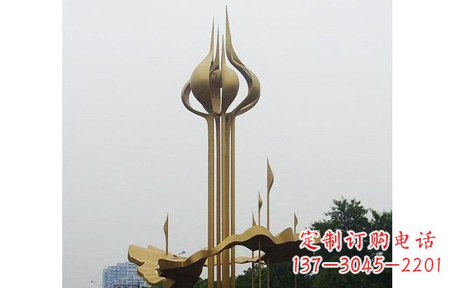 周口莲花雕塑缔造城市精神之家