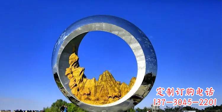 周口月亮雕塑——城市的美丽装饰