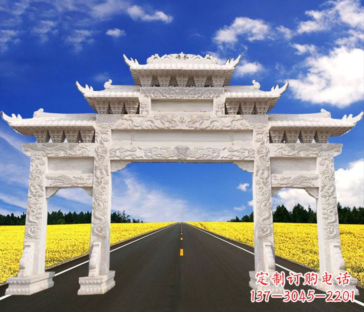 周口城市牌楼石雕——把文化传承到实体之中