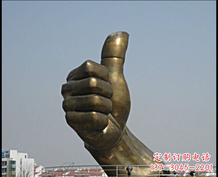 周口大拇指雕塑——点缀城市景观
