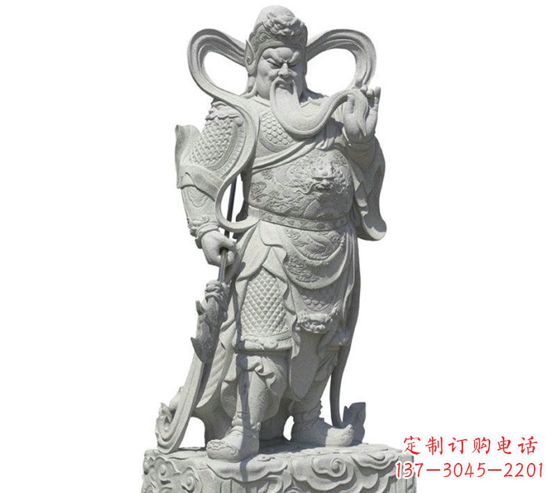 周口关公雕像象征着威武的英雄