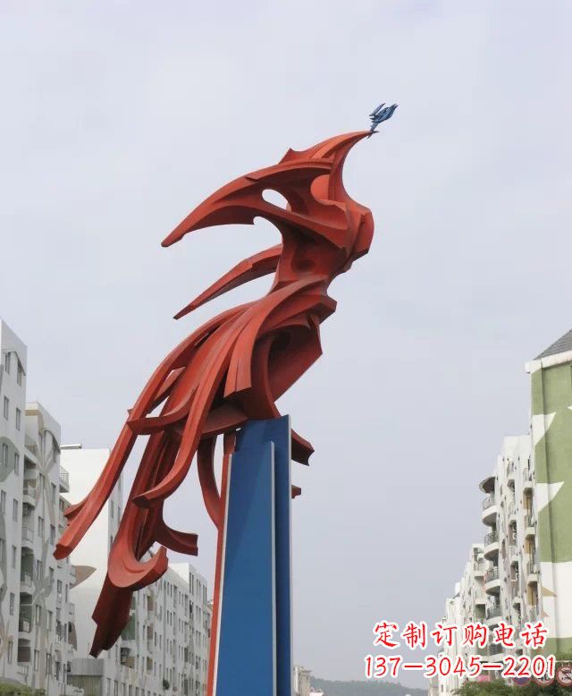 周口凤凰雕塑传承古老文化的艺术精品