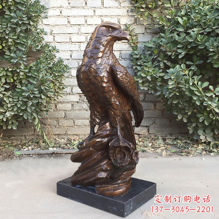 周口纯铜铸造老鹰雕塑