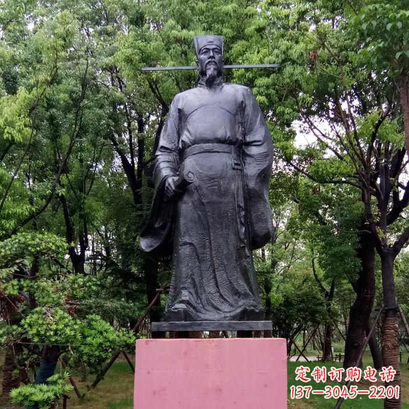 周口铜雕陶渊明——传承古代文学精髓