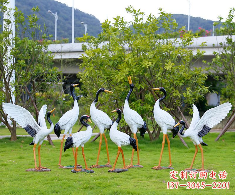 周口仙鹤雕塑传承中国文化精髓