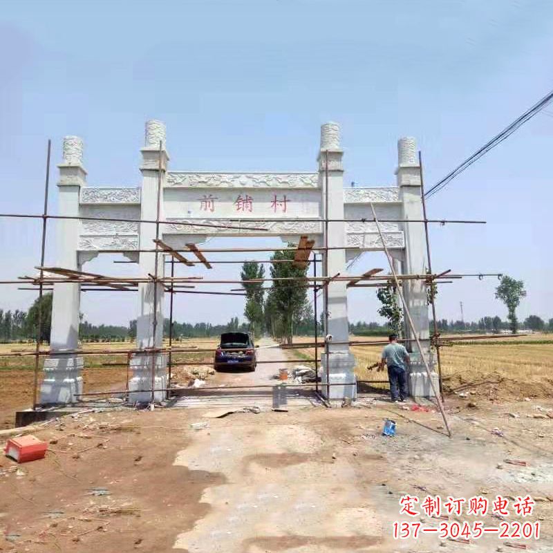 周口古老传统——牌坊雕塑