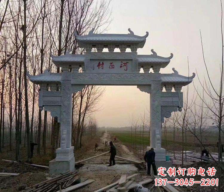 周口牌坊雕塑——记忆中的美丽家乡