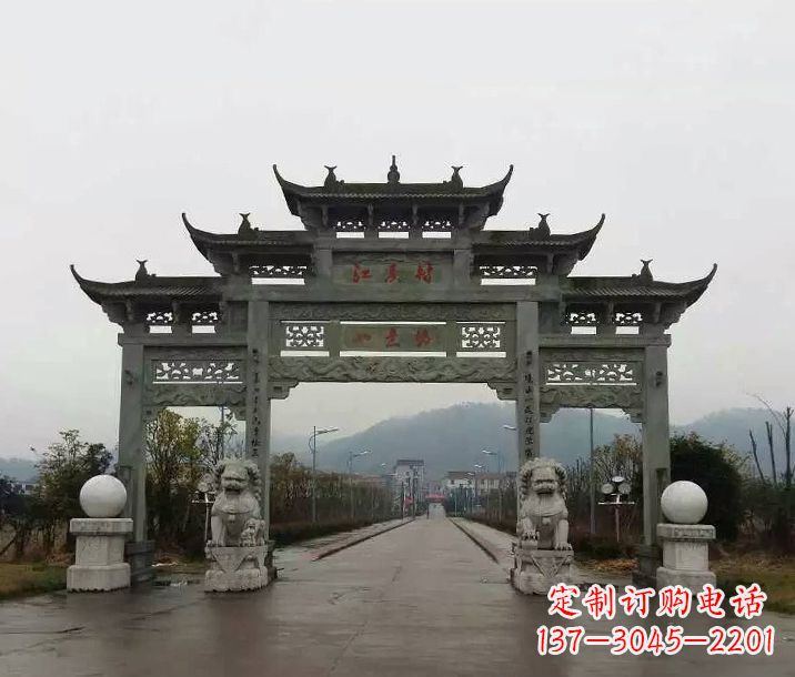 周口牌坊石雕传承民间文化