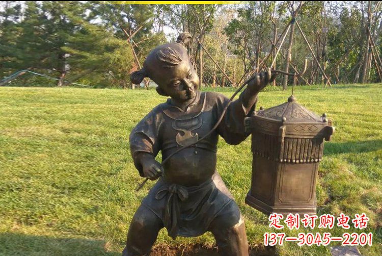 周口灯笼雕塑点亮公园的精彩