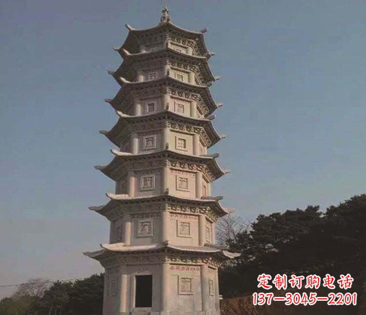 周口宝塔雕塑大理石的艺术精品