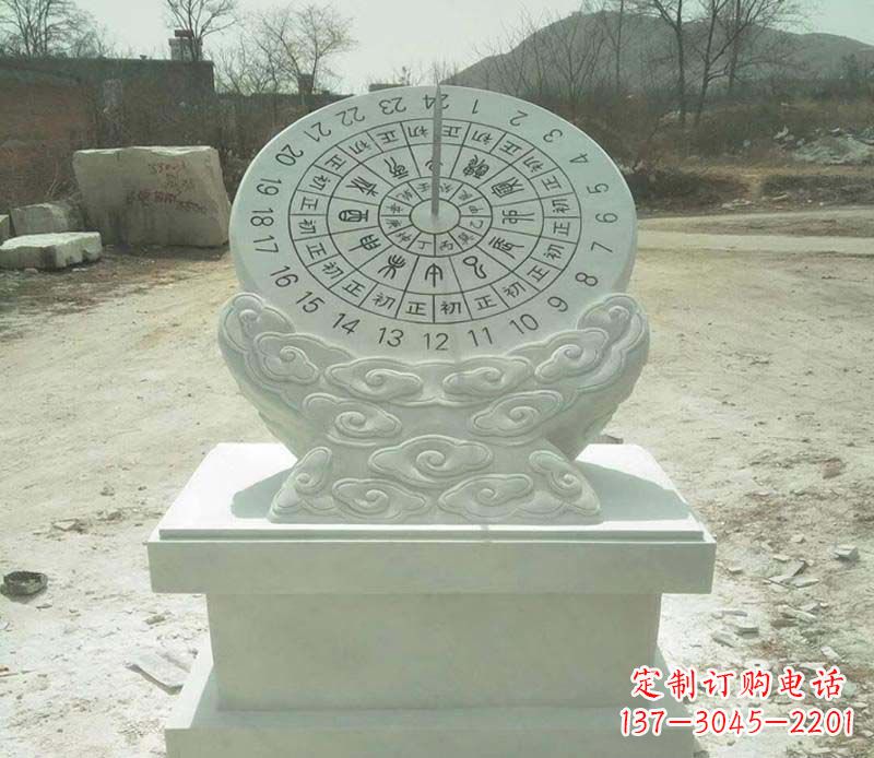 周口大理石赤道日晷雕塑