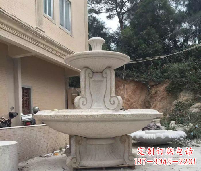 周口大理石大型喷泉雕塑精致美观又富有艺术气息