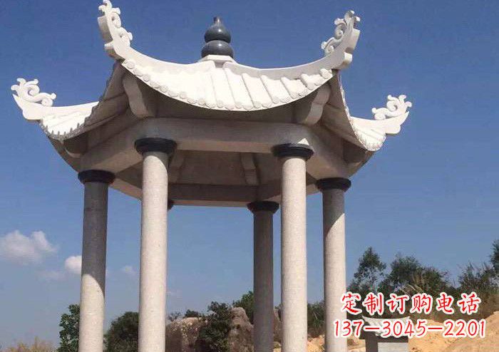 周口大理石凉亭雕塑——传承古代工艺之精粹