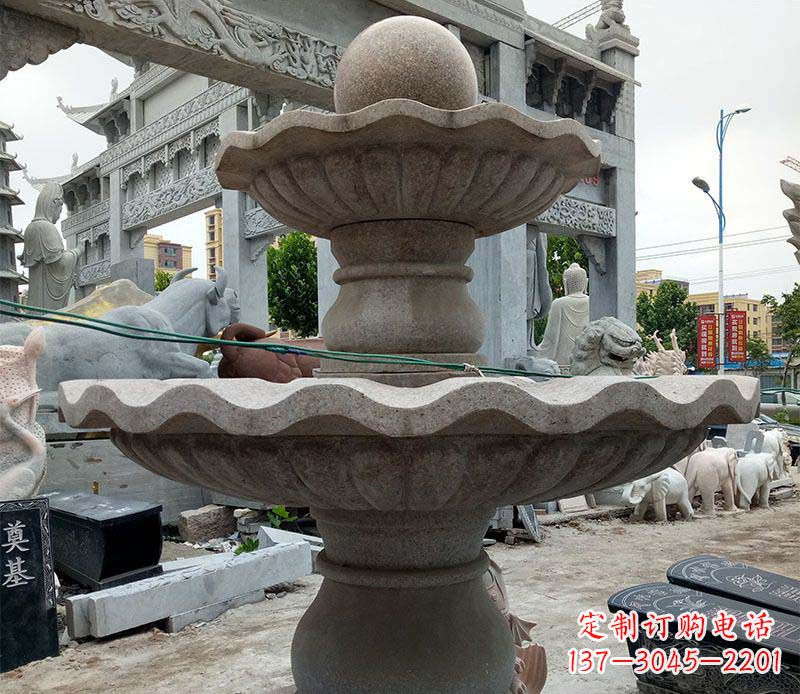周口大理石多层喷泉石雕