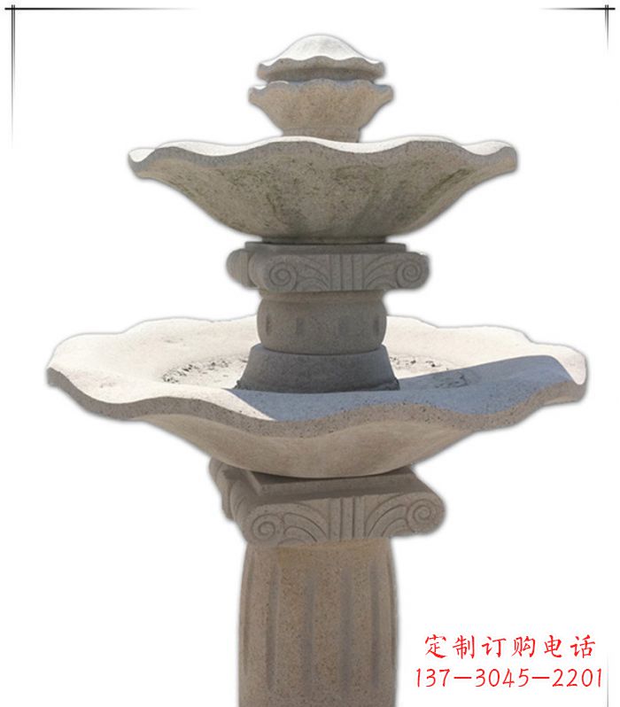 周口大理石多层喷泉石雕精美绝伦的艺术形式