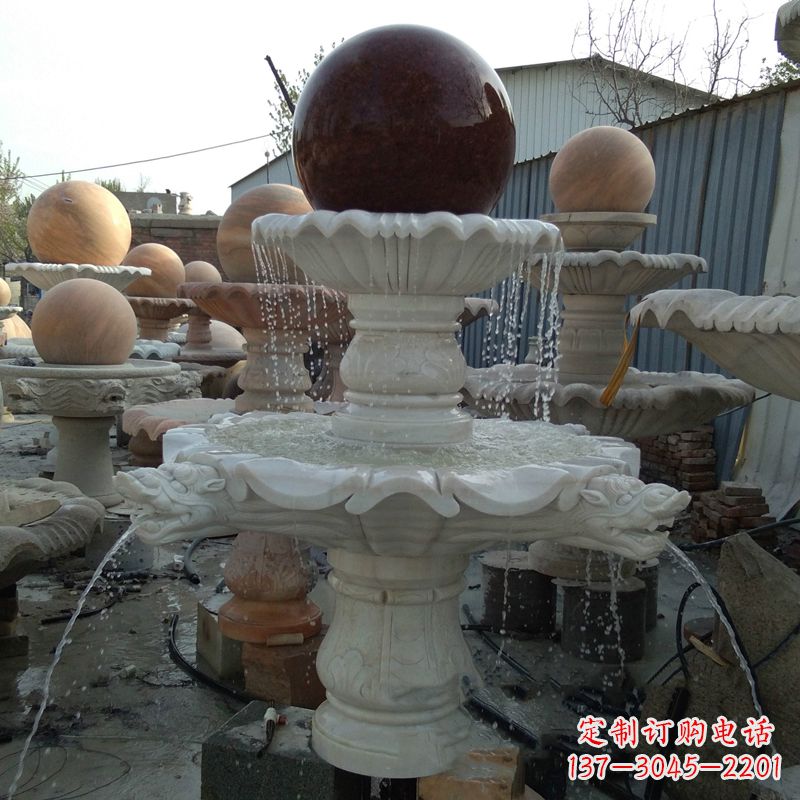 周口大理石风水球雕塑传统文化的艺术精髓