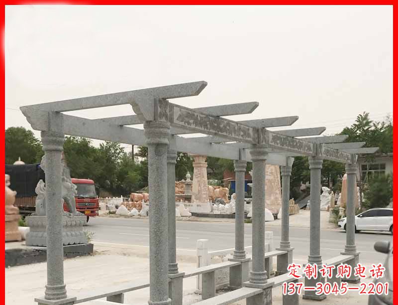 周口大理石公园石雕长廊高端定制雕塑