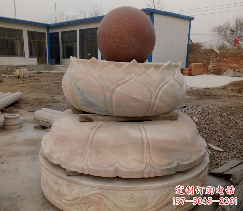 周口大理石风水球雕塑