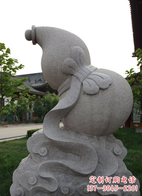 周口中领雕塑大理石葫芦雕塑构筑完美建筑