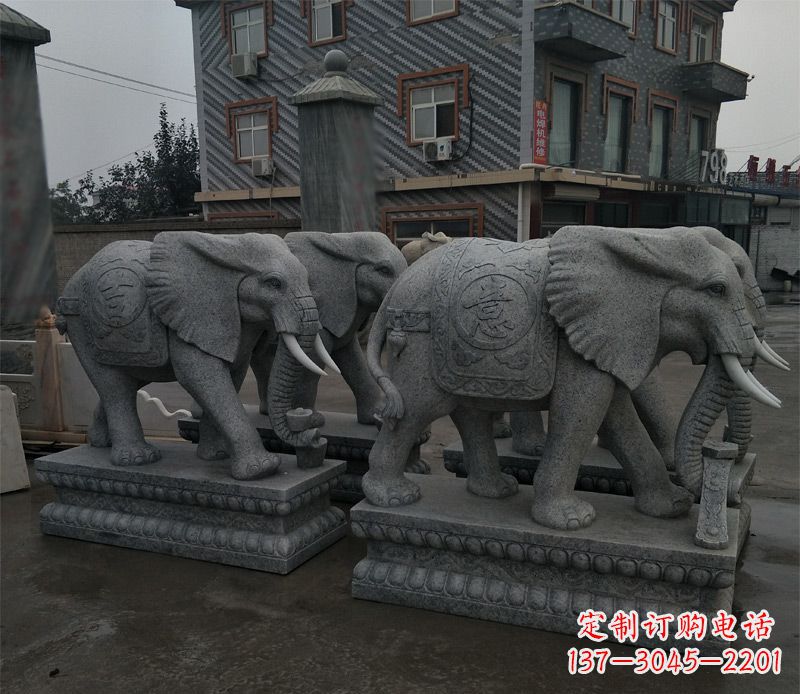 周口唯美雕刻大象雕塑