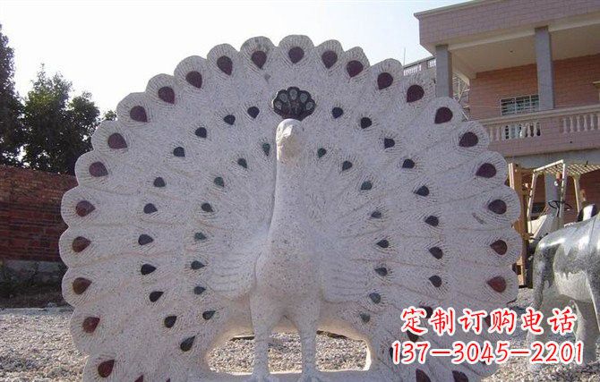 周口精美绝伦的孔雀石雕塑