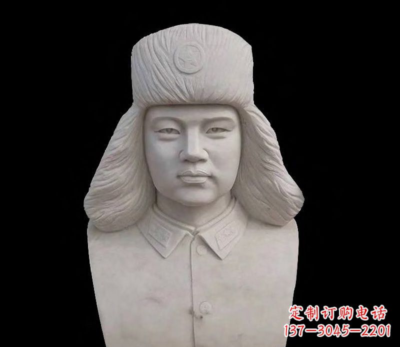 周口激励青年的雷锋石雕
