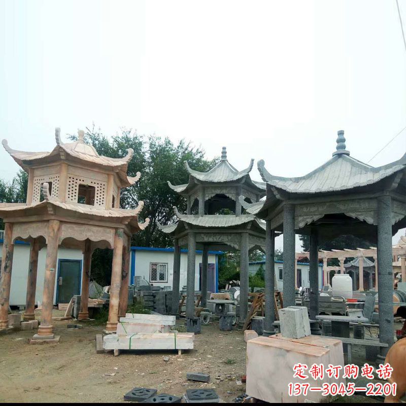 周口精美大理石凉亭雕塑